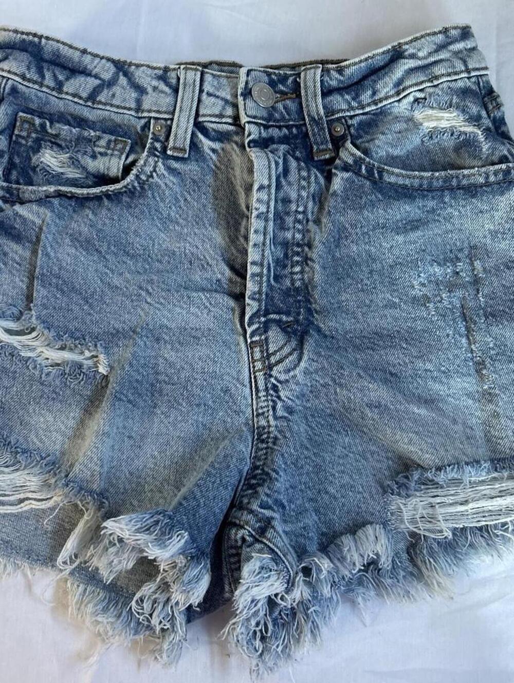 Women's Wild Fable High-Rise Distressed Denim Shorts